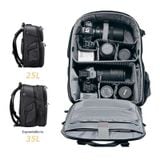 Balo máy ảnh Ulanzi BP10, dung tích 25L-35L, Lap17