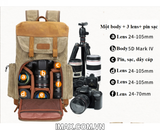 Ba lô máy ảnh Artisan SA-3102