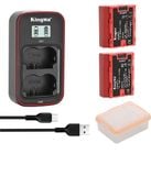 Pin Sạc đôi LCD Kingma for Fujifilm NP-W235 2400mAh