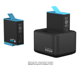 Bộ 1 pin 1 sạc đôi chính hãng GoPro Hero 9 Black, 10 Black