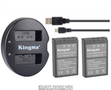 Bộ 1 pin 1 sạc đôi Kingma for Olympus BLS1/BLS5