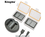 Bộ 1 pin 1 sạc đôi Kingma for Olympus BLS1/BLS5