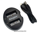 Bộ 1 pin 1 sạc đôi Kingma for Olympus BLS1/BLS5