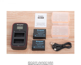 Bộ 1 pin 1 sạc đôi Kingma Ver 3 cho Panasonic DMW-BLC12