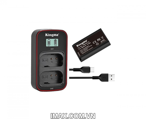 Bộ 1 pin 1 sạc đôi Kingma Ver 3 cho Panasonic DMW-BLJ31