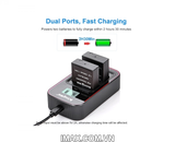 Bộ 1 pin 1 sạc đôi Kingma Ver 3 for Panasonic DMW-BLG10