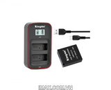 Bộ 1 pin 1 sạc đôi Kingma Ver 3 for Panasonic DMW-BLG10