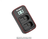 Bộ 1 pin 1 sạc đôi Kingma Ver 3 for Panasonic DMW-BLK22