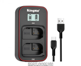 Bộ 1 pin 1 sạc đôi Kingma Ver 3 for Panasonic DMW-BLK22