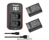 Bộ 1 pin 1 sạc đôi Kingma Ver 3 for Panasonic DMW-BLK22