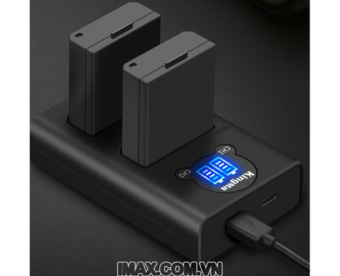Bộ 1 pin 1 sạc đôi Ver 2 Kingma cho Canon LP-E10
