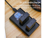 Bộ 1 pin 1 sạc đôi Ver 2 Kingma cho Canon LP-E12