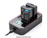 Bộ 1 pin 1 sạc đôi Ver 3 Kingma cho Canon LP-E10