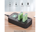 Bộ 1 pin 1 sạc đôi Ver 3 Kingma cho Canon NB-13L