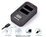 Bộ 1 pin 1 sạc đôi Ver 3 Kingma for Olympus BLN-1