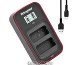 Bộ 1 pin 1 sạc đôi Ver 3 Kingma for Olympus BLN-1