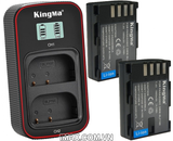 Bộ 1 pin 1 sạc đôi Ver 3 Kingma for Panasonic BLF19
