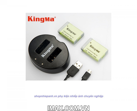 Bộ 1 pin 1 sạc máy ảnh Kingma cho Canon NB-13L