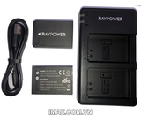 Bộ 1 pin và 1 sạc đôi RavPower for Canon LP-E12