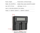 Bộ 1 pin và 1 sạc máy ảnh Kingma cho Fujifilm NP-T125