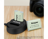 Bộ 2 pin 1 sạc đôi Kingma cho Canon NB-12L
