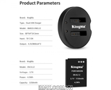 Bộ 2 pin 1 sạc đôi Kingma cho Nikon EN-EL12