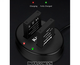 Bộ 2 pin 1 sạc đôi Kingma cho Nikon EN-EL12