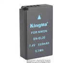 Bộ 2 pin 1 sạc đôi Kingma cho Nikon EN-EL20