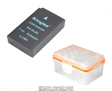 Bộ 2 pin 1 sạc đôi Kingma cho Nikon EN-EL20