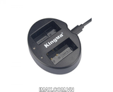 Bộ 2 pin 1 sạc đôi Kingma cho Panasonic DMW-BLC12