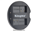 Bộ 2 pin 1 sạc đôi Kingma cho Panasonic DMW-BLC12
