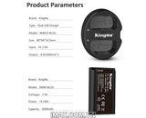 Bộ 2 pin 1 sạc đôi Kingma cho Panasonic DMW-BLJ31