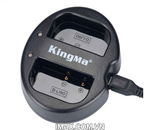 Bộ 2 pin 1 sạc đôi Kingma cho Pentax D-Li90