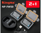 Pin Sạc đôi Ver 1 Kingma cho Sony NP-FW50