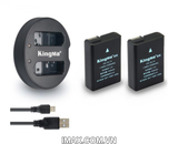 Bộ 2 pin 1 sạc đôi Kingma for Nikon EN-EL14