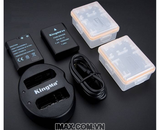 Bộ 2 pin 1 sạc đôi Kingma for Nikon EN-EL14