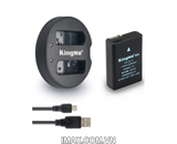 Bộ 2 pin 1 sạc đôi Kingma for Nikon EN-EL14