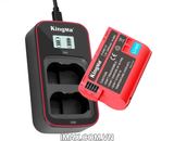 Bộ 2 pin 1 sạc đôi Ver 4 Kingma for Nikon EN-EL15NH Dung lượng 2400mAh