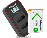 Bộ 2 pin 1 sạc đôi Kingma Ver 3 cho Sony NP-BX1
