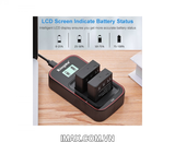 Bộ 2 pin 1 sạc đôi Kingma Ver 3 for Panasonic DMW-BLG10