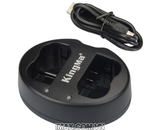 Bộ 2 pin 1 sạc đôi máy ảnh Kingma cho Nikon EN-EL15