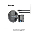 Bộ 2 pin 1 sạc đôi máy ảnh Kingma cho Nikon EN-EL15