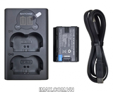 Bộ 2 pin 1 sạc đôi Ravpower cho Fujifilm NP-W235