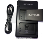 Bộ 2 pin 1 sạc đôi RavPower for Canon LP-E12