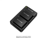 Bộ 2 pin 1 sạc đôi RavPower for Canon LP-E12