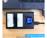 Bộ 2 pin 1 sạc đôi Ver 2 Kingma cho Canon LP-E8