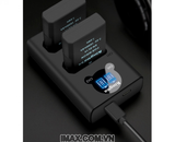 Bộ 2 pin 1 sạc đôi Ver 2 Kingma cho Nikon EN-EL14