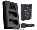 Bộ 2 pin 1 sạc đôi Ver 2 Kingma cho Nikon EN-EL14