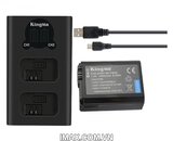 Pin Sạc đôi Ver 2 Kingma cho Sony NP-FW50