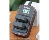 Bộ 2 pin 1 sạc đôi Ver 3 Kingma cho Canon LP-E12